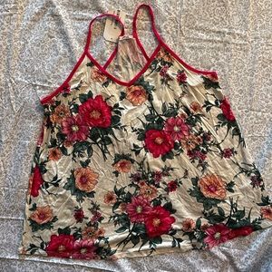 Luna Floral Racerback tank
